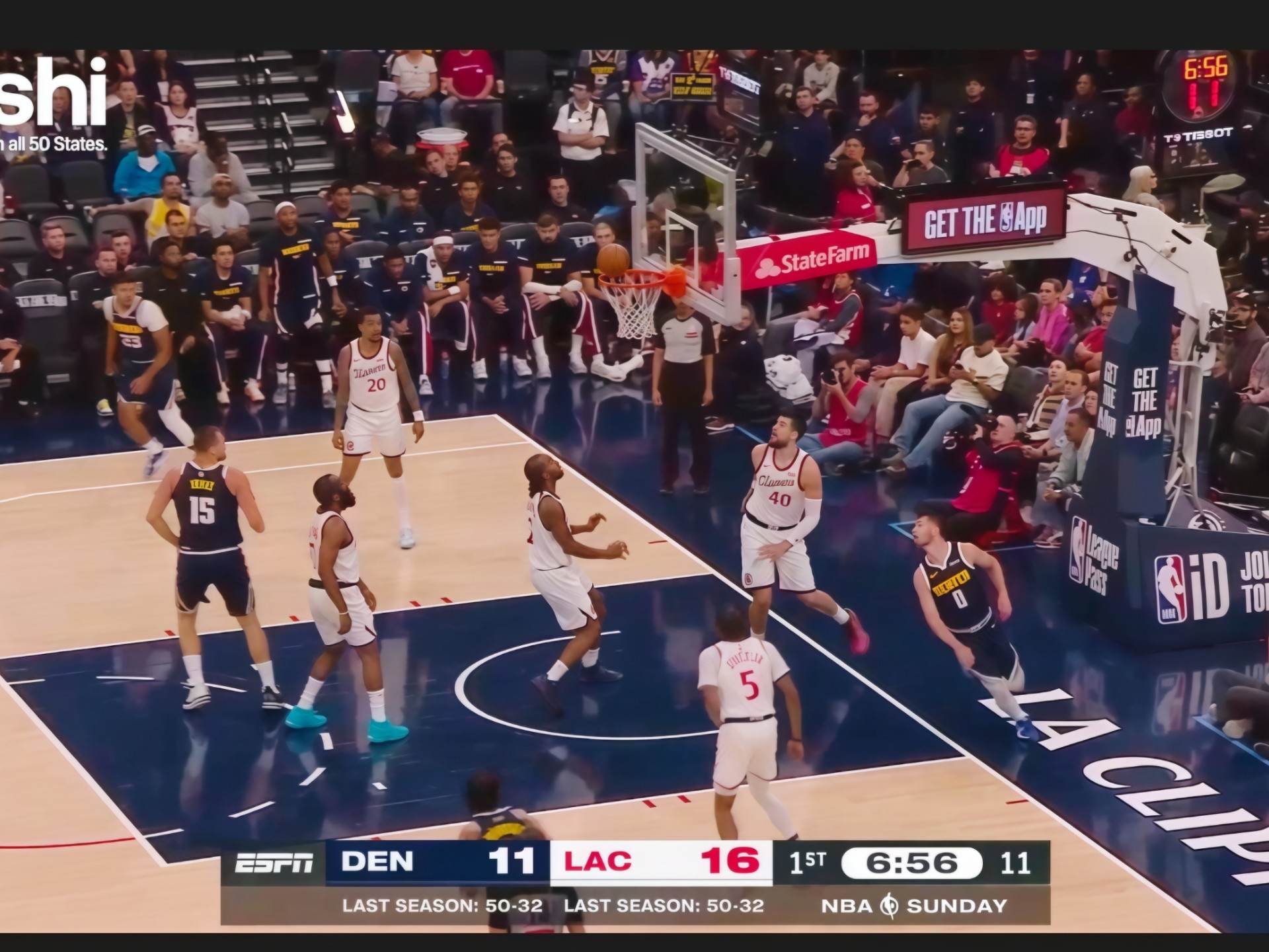 NBA常规赛快船主场116-130不敌掘金惨遭6连败约基奇55+12哈登空砍23分的简单介绍  第2张