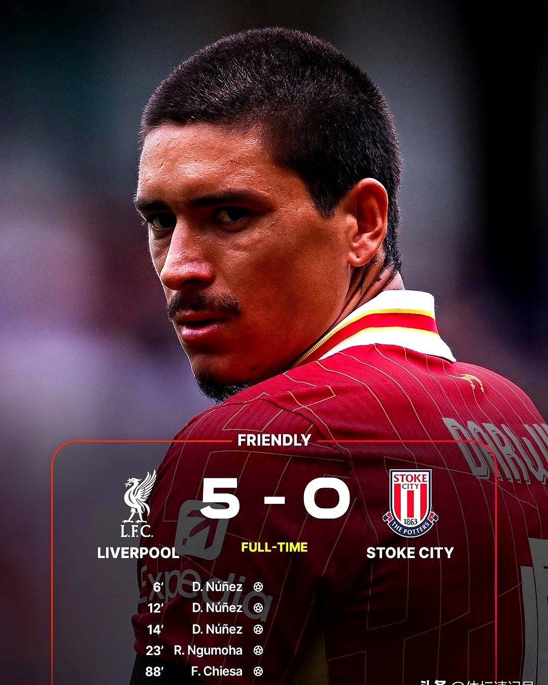 利雅得新月将努涅斯作为首选利物浦也在推动球员离队的简单介绍