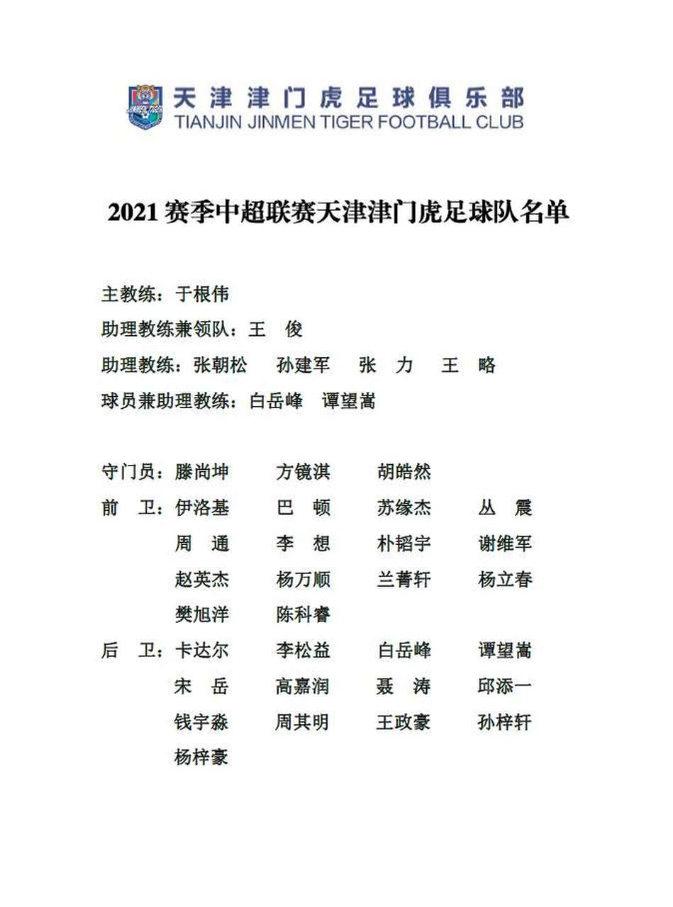 包含陈哲宣加盟中超天津津门虎曾多次国字号青年队的词条  第1张