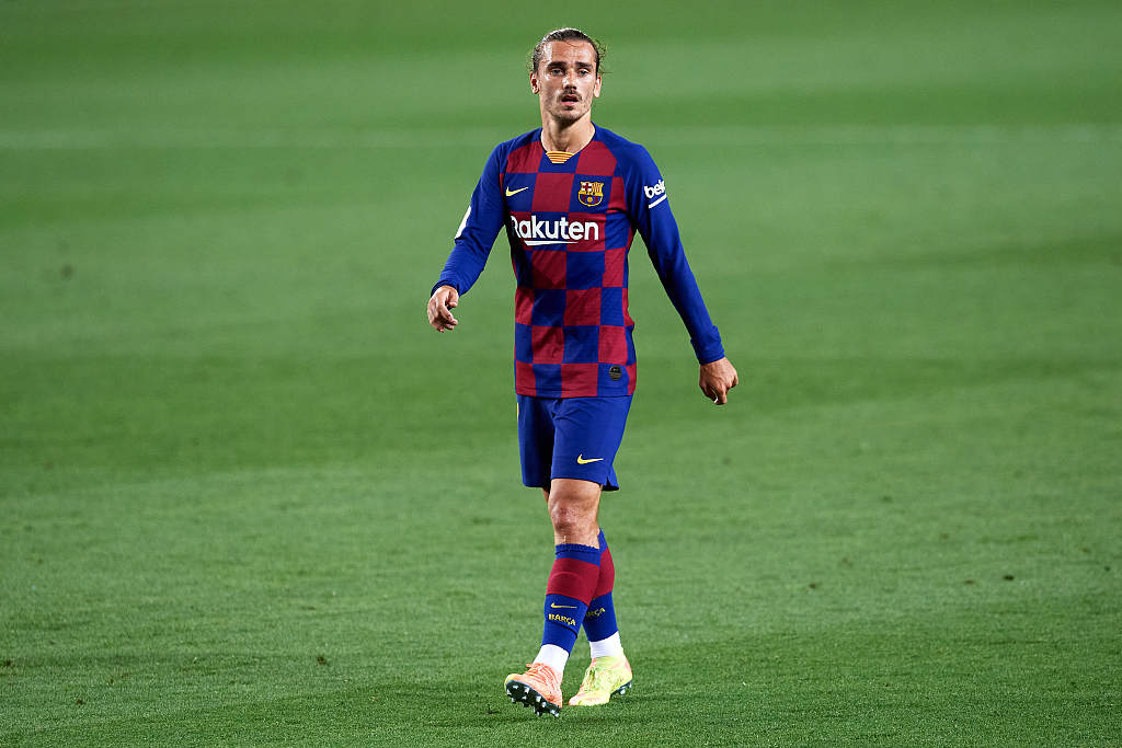 格列兹曼球场上晒梅西球星卡格列兹曼在热身赛中进球的简单介绍