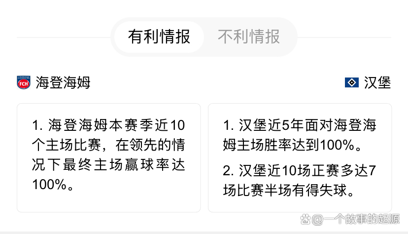 关于德国杯海登海姆VS汉堡前瞻汉堡异地作战能力一般的信息  第1张
